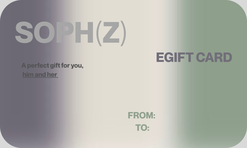 SOPHZ GIFT CARD