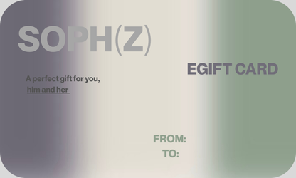 SOPHZ GIFT CARD